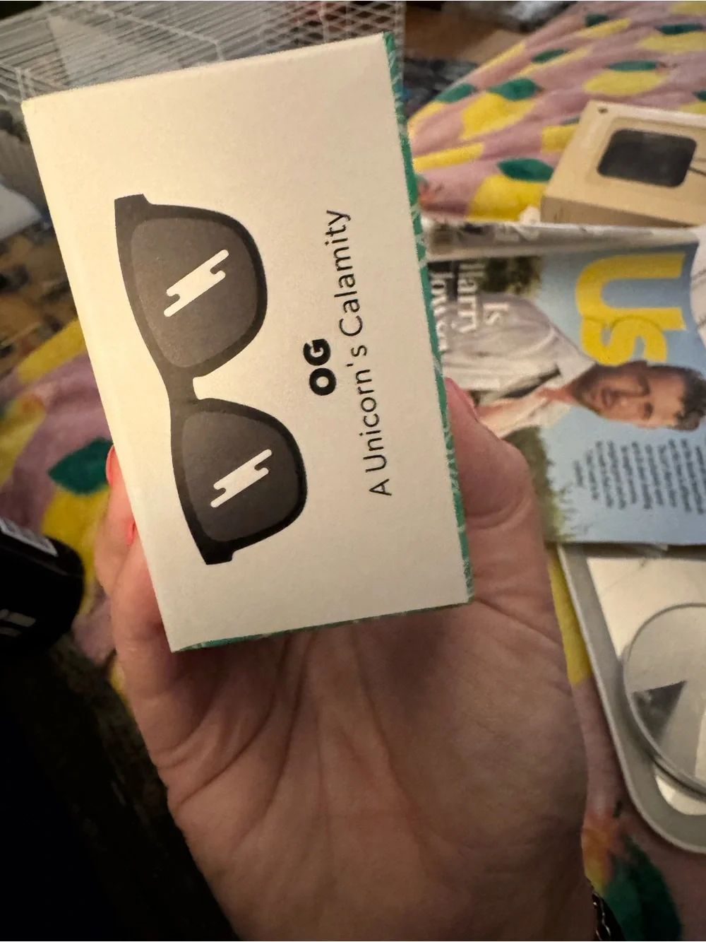 NIB GOODR POLARIZED WAYFARERS UNICORN CALAMITY BLACK